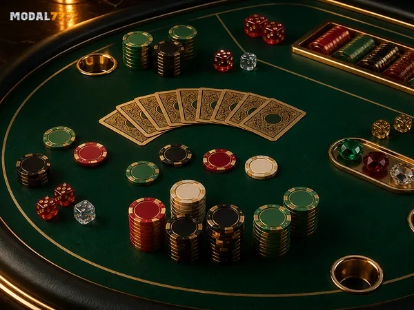 Detail hasil dan status Multi Bet di akun modal777